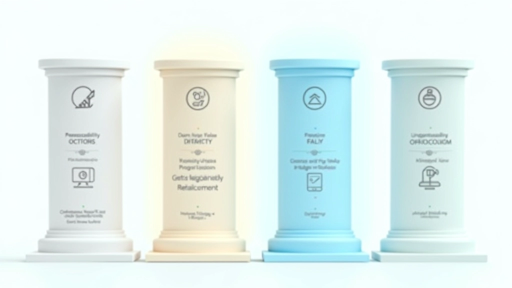 Rappresentazione dei quattro pilastri dell'accessibilità digitale: perceivabilità, operabilità, comprensibilità e robustezza