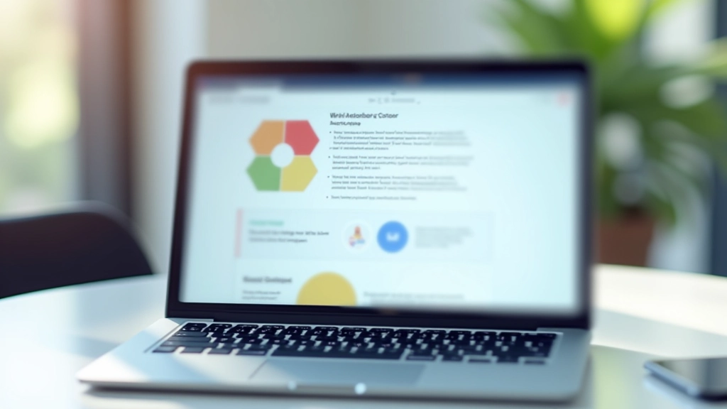 Schermo di computer che mostra test di contrasto colore per accessibilità web