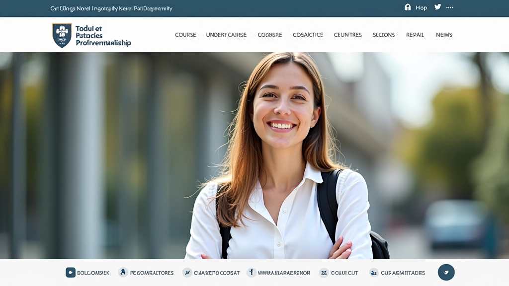 Sito di ateneo universitario con accessibilità e navigazione semantica