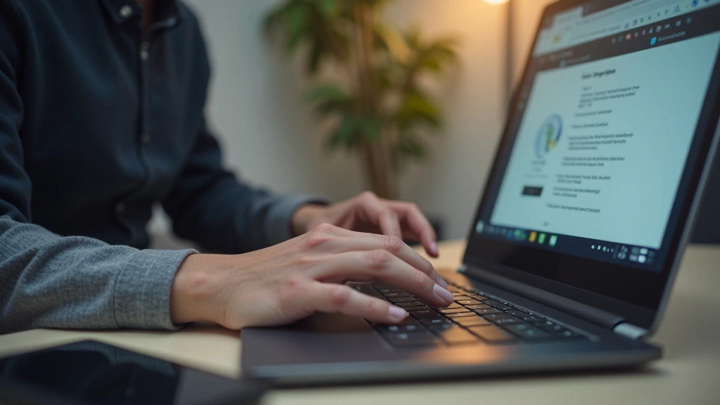 Persona che usa screen reader per navigare sito web accessibile